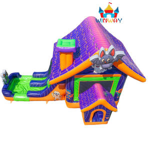 Casa Inflable de PVC Winway para Niños, Diversión en el Patio Trasero para Eventos de Otoño, Carnavales Comunitarios y Ferias, 500 kg, Aventura de Halloween - Product Image 5