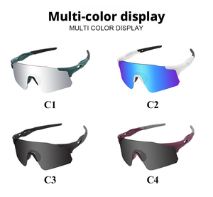 New cycling marathon running fishing glasses target viewing polarized glasses mountain bike protective <b>eyewear</b> windproof glass - Product Image 4