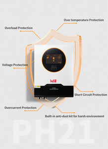 SKE 듀얼 MPPT 하이브리드 태양광 인버터 시스템 10 kw 태양열 인버터 온 오프 그리드 하이브리드 태양열 올인원 가정용 인버터 세트 - Product Image 4