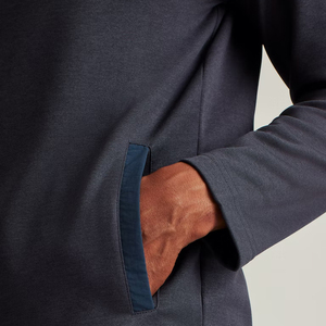 Sweat-shirts personnalisés en nylon numérique à ressort solide, broderie sportive, séchage rapide, écologiques, streetwear, grande taille, fermeture éclair sur le côté pour hommes - Product Image 3