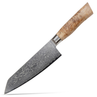 Couteau Kritsuke, 67 couches d'acier Damas, manche en bois de palissandre, ultra-affûté, couteau de cuisine multi-usages, coupe de précision, OEM