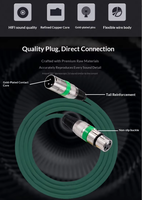 Câble audio XLR mâle vers femelle 3 broches BHA XC1 1M, câble d'extension de microphone équilibré pour mixeur, amplificateur, haut-parleur, nouvelle arrivée