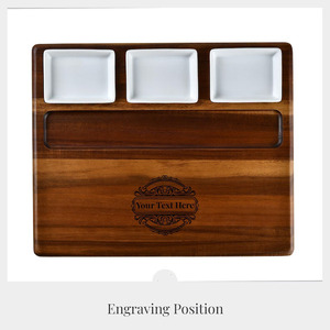 Plateau à fromage en bois personnalisé, emballage alimentaire, petit plateau scellé de qualité supérieure pour charcuterie - Product Image 3