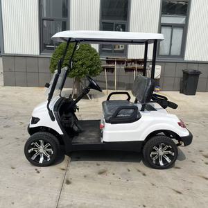 Carrito de Golf Eléctrico Blanco de 4 Plazas, 48 V, Vehículo de Baja Velocidad, Faros LED, Alcance de 30-50 km, Uso Industrial - Product Image 2
