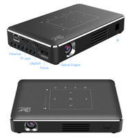 Proyector DLP P10II 3D 4K Mini Cine Inteligente Android 9.0 WiFi Portátil Home Theater Video Proyector DLP P10 con Batería
