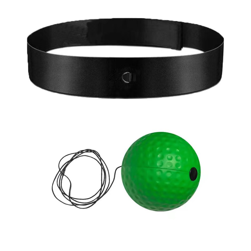 Tête en nylon avec boule lumineuse verte