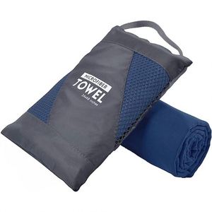 Portable Microfiber Solid Color Gym Beach Sports Towel-Quick-Dry Sweat Absorbent Reusable Easy Clean for Fitness Travel All Ages - Product Image 6