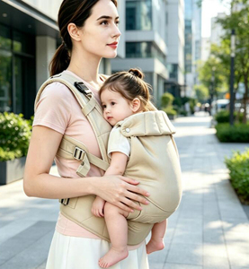 Porte-bébés ergonomiques confortables, porte-bébé <span class=keywords><strong>sling</strong></span> pour <span class=keywords><strong>nouveau</strong></span>-<span class=keywords><strong>né</strong></span> et enfant en bas âge avec support <span class=keywords><strong>de</strong></span> tête, léger, ajustable - Product Image 5