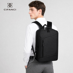 Bolsa para Portátil Personalizada con Logotipo para Hombre, Impermeable, Gran Capacidad, con Correa para el Hombro, para Viajes, Oficina, Uso Diario - Product Image 4
