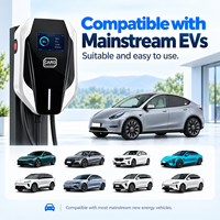 Borne de recharge murale pour VE GB/T CQC 16A 32A 220V 380V 50/60Hz 7kW 11kW 22kW Monophasé Triphasé IP67 Extérieur 4G Ethernet WiFi OEM ODM