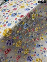 Nouvelle mode Émirats arabes unis Dubaï Tissu en dentelle de luxe Broderie artisanale Dentelle perlée avec paillettes Autriche Robe de mariée