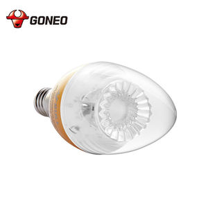 Goneo Phong Cách Mới Bảo Vệ Mắt LED Vàng Nến Ánh Sáng Bóng Đèn 3000K/4000K/6500K Trong Suốt PC Vỏ Bọc - Product Image 3