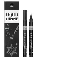 Marqueur chromé effet miroir, 3 largeurs de trait, stylo de peinture, stylo de modelage W.1000, 3 couleurs pour la peinture à la main Gundam et les détails.