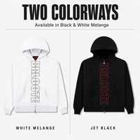 Sweat à capuche zippé Spider Hoodie, personnalisable avec logo, 100% coton, motif lettres automne, coupe régulière pour homme