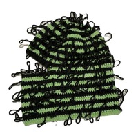 Nouveau cagoule unisexe Y2K 2025 en tricot Spandex/Polyester, imprimé sérigraphié, motif tête masquée amusante, chaude et confortable