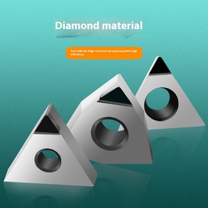 Dao phay lỗ trong CNC hợp kim 1604 HUIXIN HX-132, bề mặt kim cương bóng cao, hình tam giác, dụng cụ tiện đá quý, dao cắt PCD - Product Image 2