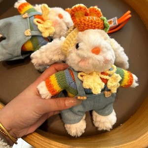 Đồ chơi trẻ em bông sang trọng Đồ chơi thỏ Búp bê mặt dây chuyền phim hoạt hình túi treo phụ kiện đám cưới ném Bán Buôn Đồ nội thất quy mô 1/6 - Product Image 1