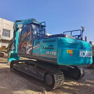 Excavadora KOBELCO SK200 Color Verde Azulado, Modelo Usado 2022, Equipo de Construcción de Uso Pesado, 20 Toneladas, Capacidad de Cucharón de 0.53m - Product Image 3