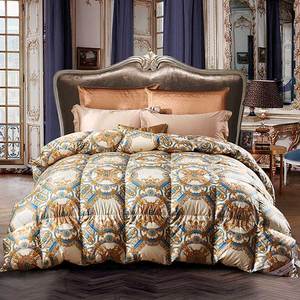 عالية الجودة المنزل منتجات منسوجة شغل الخيزران الألياف Edredones آلة قابل للغسل الفاخرة الملك الحجم لحاف أطقم سرير - Product Image 1