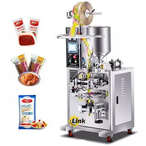 Machine d'emballage verticale automatique de sauce soja lait pur jus de carotte confiture sauce moutarde