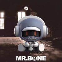 Oferta Especial Mr.Bone Babybone Figura de PVC en Posición Sentada, Caja Sorpresa, Mini Figura Decorativa de Escritorio, Juguete de Regalo Sorpresa