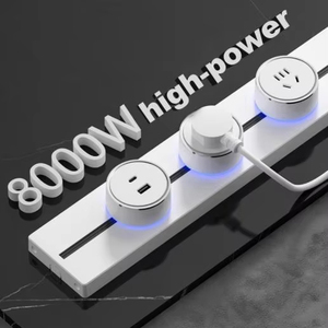 Sanshe 다기능 8000W 고출력 스마트 홈 지능형 패션 플러그 소켓 레일 콘센트 전원 트랙 소켓 - Product Image 1