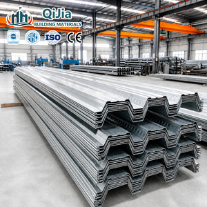 Tôle de plancher en acier profilé galvanisé à chaud pour la construction de dalles en béton composite - Product Image 2