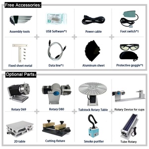 Machine de marquage et de découpe au laser à fibre de bureau CNC en parfait état avec prise en charge des formats graphiques BMP AI DXF PLT - Product Image 4