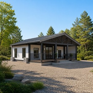 Maison conteneur extensible de luxe SUNRISE Moducube OEM de 20 pieds, 2 chambres, préfabriquée, modulaire, pour Israël - Product Image 1