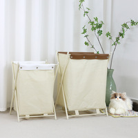 Panier à linge pliable en tissu Oxford écologique, panier de rangement 35x32x49CM, pliable, robuste, organisateur de vêtements sales, salle de bain