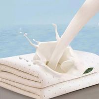 Matelas de lit en latex naturel de qualité supérieure, taille simple
