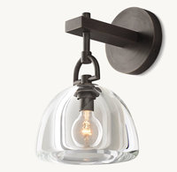 Bronze Cuivre Moderne Américain LED Mur Fer Cristal Abat-Jour E12 Ampoule Base Salon Appliques 5 Ans Garantie