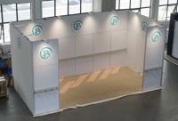Stand d'exposition réutilisable TIANYU, structure en aluminium, stand modulaire, assemblage facile, système d'affichage personnalisé pour les événements de vente au détail