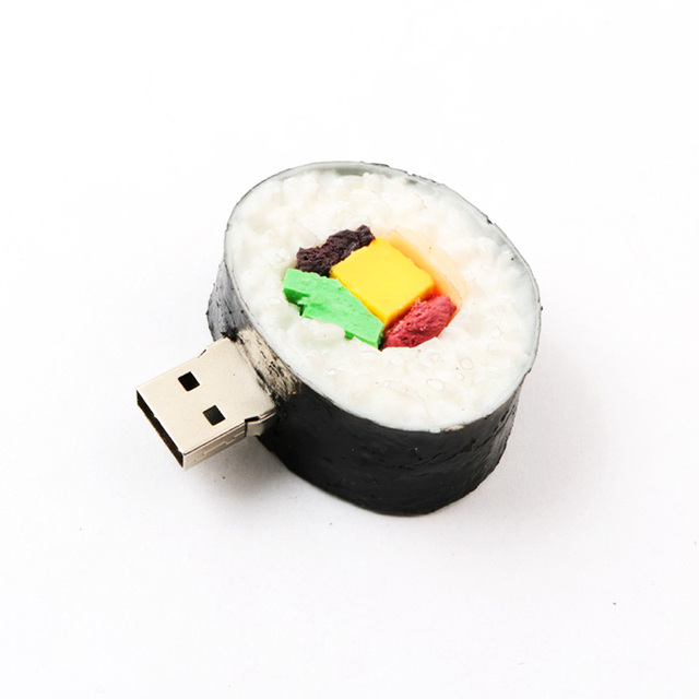 Food Model USB Pendrive 64gb Japanese Sushi Shape Flash Drive Usb 2.0 Custom Usb Flash Drive