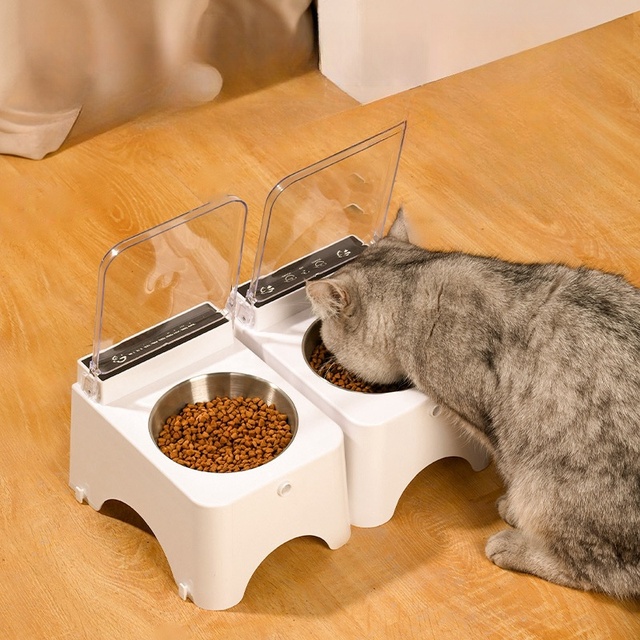 New Arrival Eco-Friendly Smart Pet Feeder Bowl Intelligent Dog and Cat Feeding Bowl with Charging Power Source