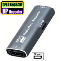 Répéteur de port DP, amplificateur de signal, booster 4K 240Hz 60Hz, rallonge, booster DP femelle vers femelle pour jeux VR PC