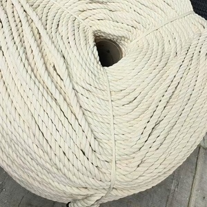 4mm 6mm 8mm 10mm 12mm 15mm 18mm 20mm all'ingrosso cavo naturale <span class=keywords><strong>macramè</strong></span> <span class=keywords><strong>corda</strong></span> di cotone intrecciata 3ply - Product Image 4