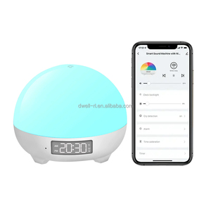 Máquina de sonido inteligente inalámbrica Tuya, máquina de sonido de ruido blanco con Sensor de llanto de bebé, detección de alarma de tiempo, luz inteligente - Product Image 2