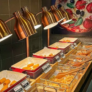 Offre Spéciale vente en gros commerciale type debout en acier inoxydable chauffe-plats lampe avec pour cuisine cafétéria Restaurant Buffet - Product Image 4