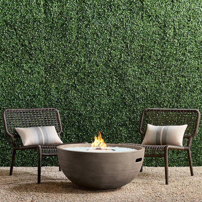 outdoor fire pit table garden set natural gas propane round table top fire pit