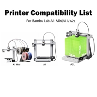 A2L A1 A1 Mini Hotend Print Head Hot End Kit Extruder Upgrade Nozzle Baja Keras Penutup Silikon Pengganti untuk Bambu Lab