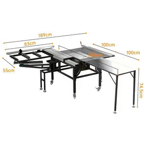<span class=keywords><strong>Scie</strong></span> à table neuve multifonctionnelle pour le travail du bois, directement de l'usine, avec cadre de <span class=keywords><strong>scie</strong></span> à panneaux, établi portable et fonction de découpe sans poussière, avec fonction de défonceuse. - Product Image 3