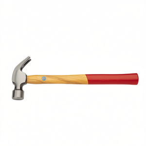 Marteau à tête sphérique 383 N, tête en acier, manche en bois, poignée rouge, pour le travail des métaux - Product Image 3