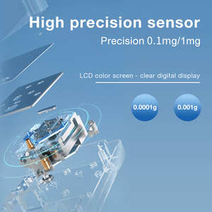 Độ Chính Xác Cao 120G 220G 300G 0.1Mg Phân Tích Cân Bằng Với Kỹ Thuật Số Bên Ngoài Hiệu Chuẩn Chính Xác Có Trọng Lượng Quy Mô Cho Phòng Thí Nghiệm - Product Image 3