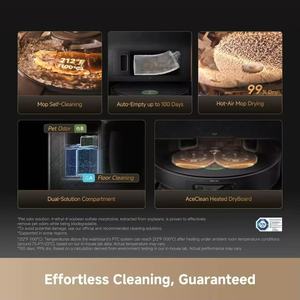 <span class=keywords><strong>Robot</strong></span> aspirateur Dream X60 Ultra, design ultra-fin, aspiration 35000Pa, moteur sans balais, contrôle par application - Product Image 3