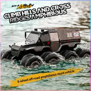 Coche RC JHD Q137 8WD 2.4G Anfibio de 8 Ruedas, Camión de Control Remoto, Todoterreno, Impermeable, Vehículos Blindados, Juguetes para Niños - Product Image 3