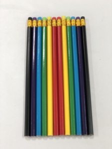 Gói Hộp Giấy Kraft Graphite #<span class=keywords><strong>2</strong></span> HB Số <span class=keywords><strong>2</strong></span> Bộ Bút Chì Gỗ Lục Giác Cho Trẻ Em Nhiều Màu - Product Image 4