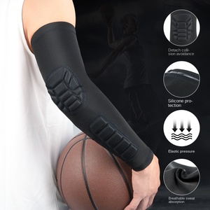 Protège-bras en nylon et spandex respirant anti-collision personnalisé pour le basketball, le tennis, la course à pied et les sports - Product Image 4