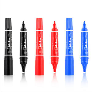 Wholesale Custom Cheap Dual Tip Fast Drying Indelible Ink <b>Waterproof</b> Permanent Marker <b>Pen</b> Set - Product Image 1