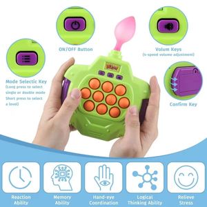 Light up Fidget Toys It Game Electric <b>Bubble</b> Pop Relief Stress Push Games for <b>Kids</b> and Adults - Product Image 4